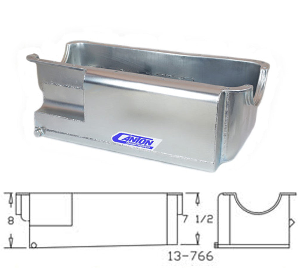 Canton Racing Products 13-766 Big Block Ford 429-460 Open Chassis Drag Race Power Series Pan Canton