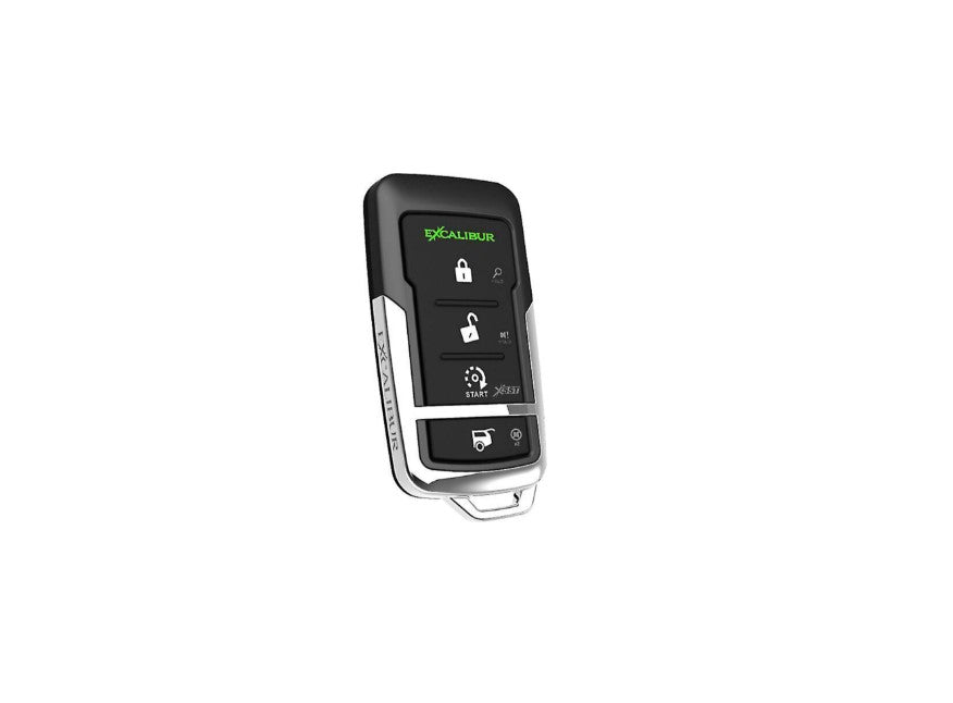 Excalibur 1412-03E Remote Replacement 1-way remote for an RS-375 or RS-475 remote start system — chrome trim Excalibur