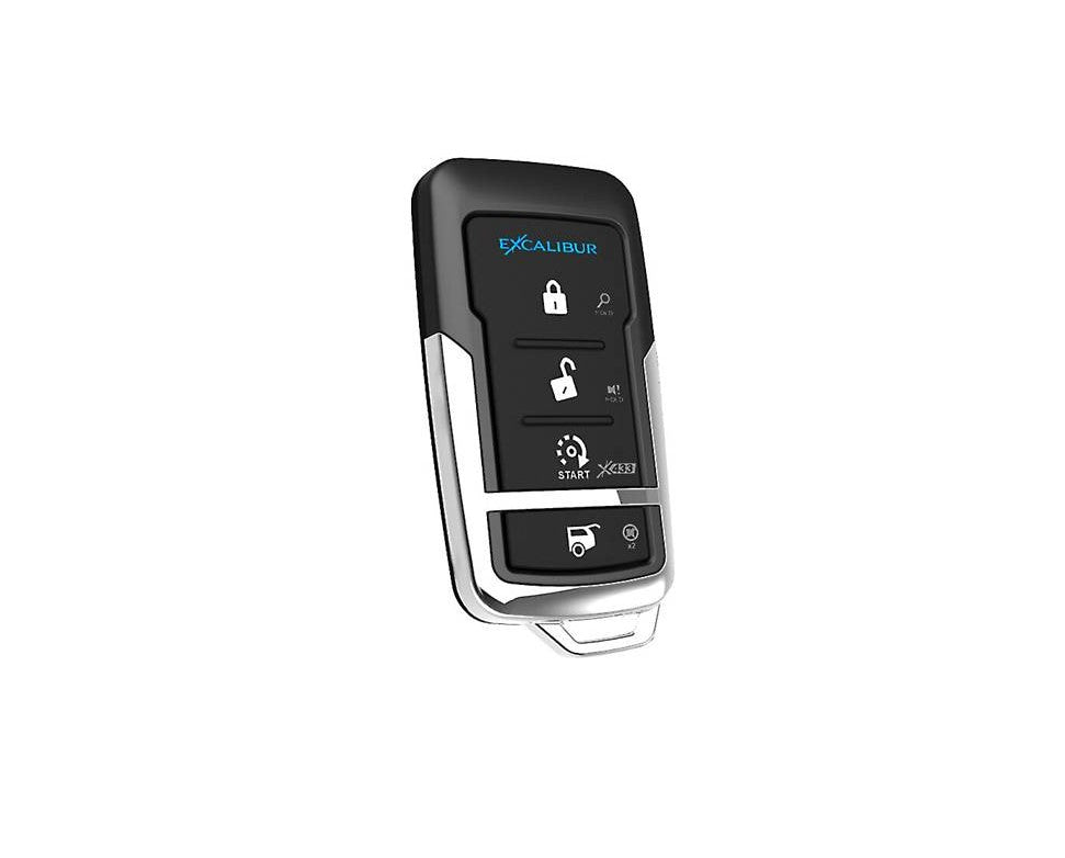 Excalibur 1415-03E Remote Replacement remote for an RS-370 remote start system — chrome trim Afco Racing Products
