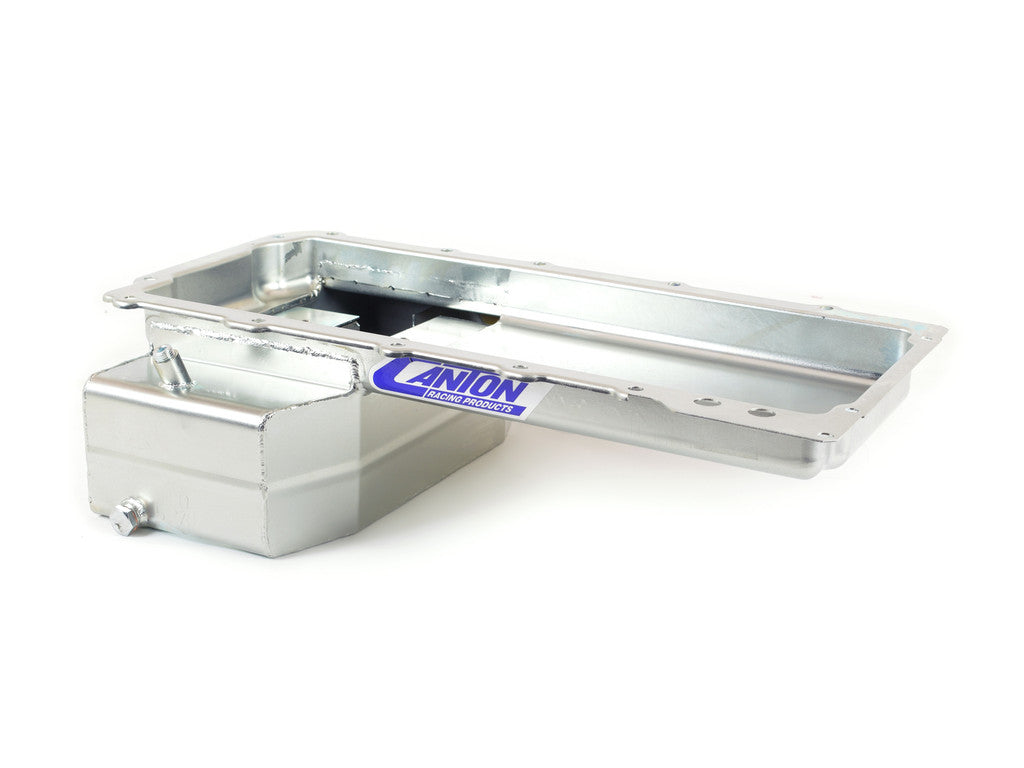 Canton Racing Products 15-276 GM LS1-LS6 5-5/8" Deep Front Sump Road Race and Drift Pan