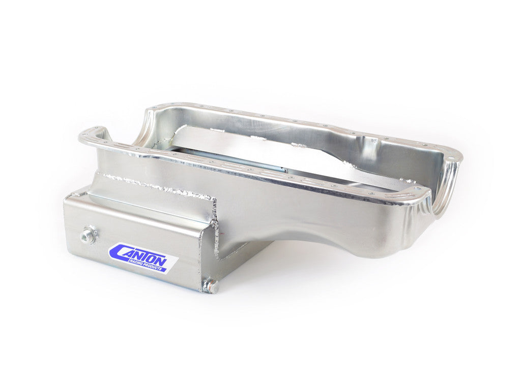 Canton Racing Products 15-630S Ford 289-302 Front Sump Road Race 14 GA 12" Wide Sump Pan Canton Racing Products