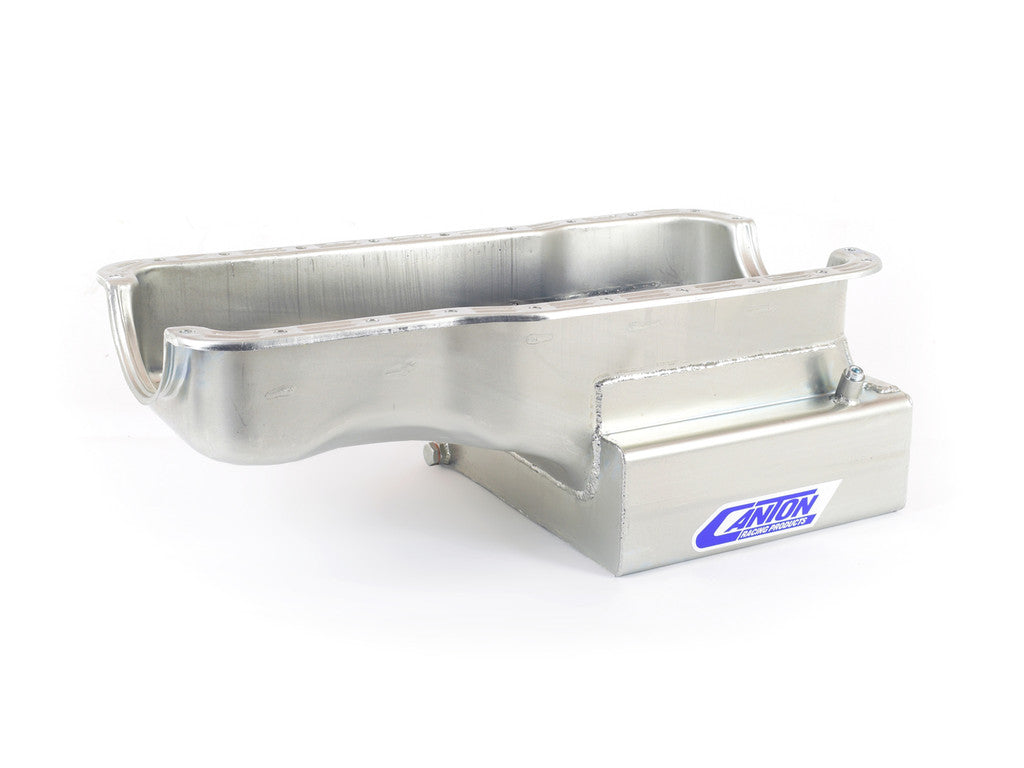 Canton Racing Products 15-680S For Ford 351W Front Sump 12" Wide 14 GA Road Race Pan