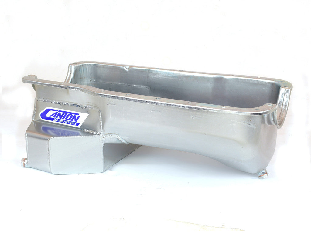 Canton Racing Products 15-694 For Ford 351W Fox Body Mustang Rear T Sump Road Race Pan Afco Racing Products