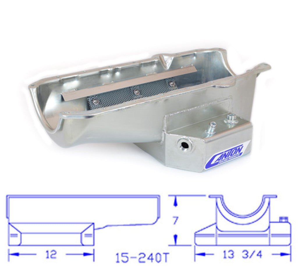 Canton Racing Products 15-240T Small Block Chevy 1986 and Up Corvette Road Race Pan Drill America
