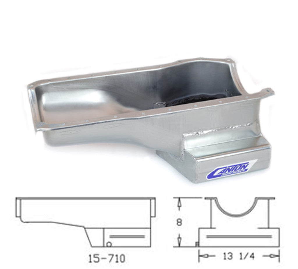 Canton Racing Products 15-710 Ford 351C High Capacity Front Sump Street Road Race Pan Canton Racing Products