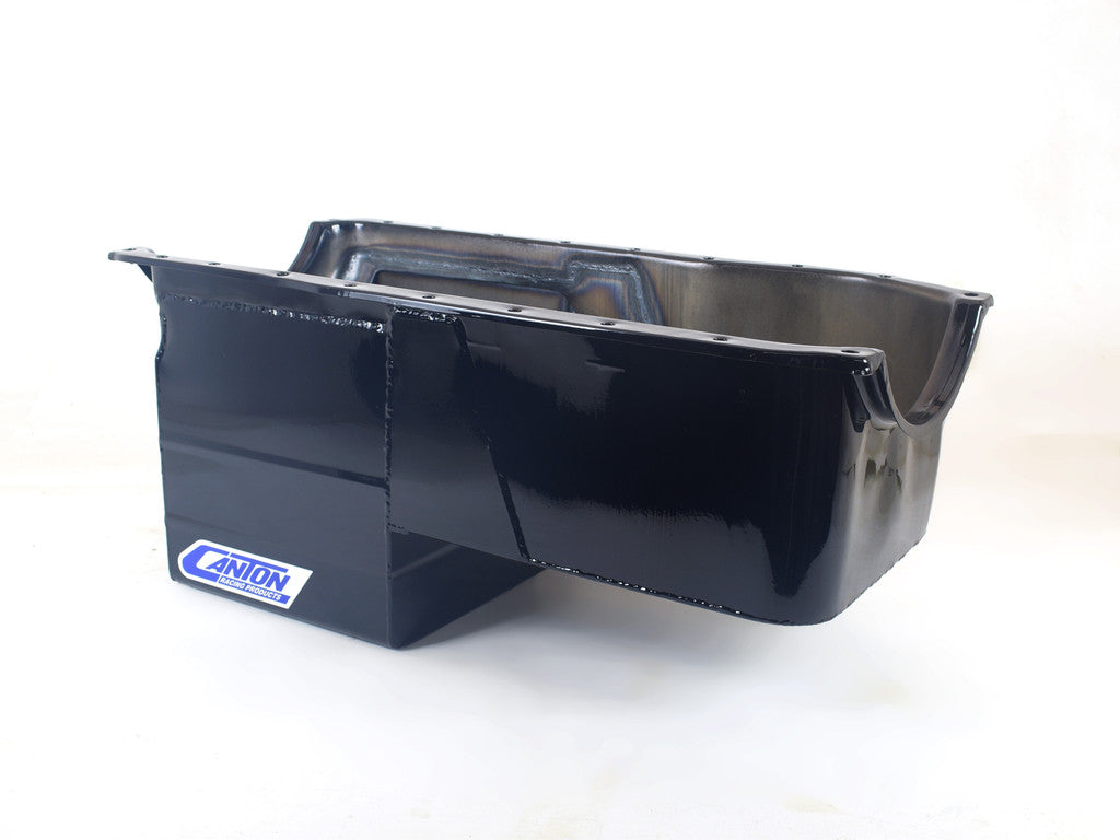 Canton Racing Products 16-724 351C Ford Rear Sump 4X4 Truck Oil Pan Black Powder Coat