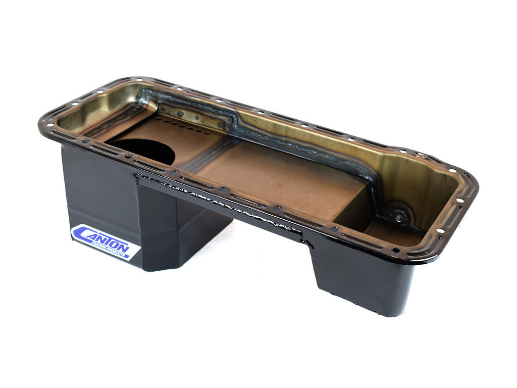Canton Racing Products 16-870 Ford 332 428 FE Ford Deep Rear Sump Truck Oil Pan Black