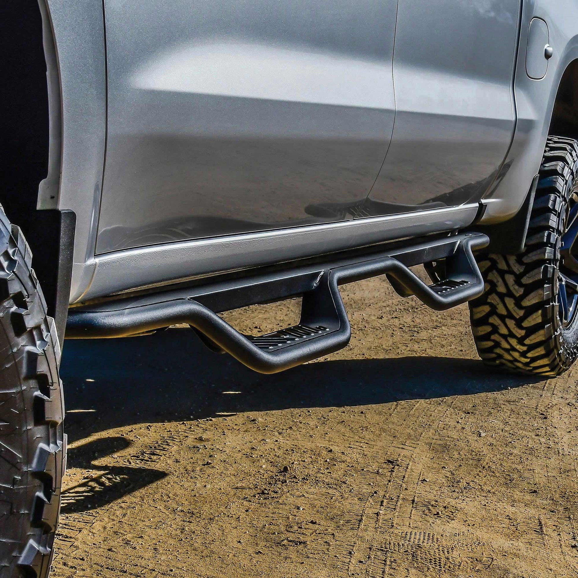 Westin 20-14135 Outlaw Drop Nerf Bars Textured Black Steel Westin