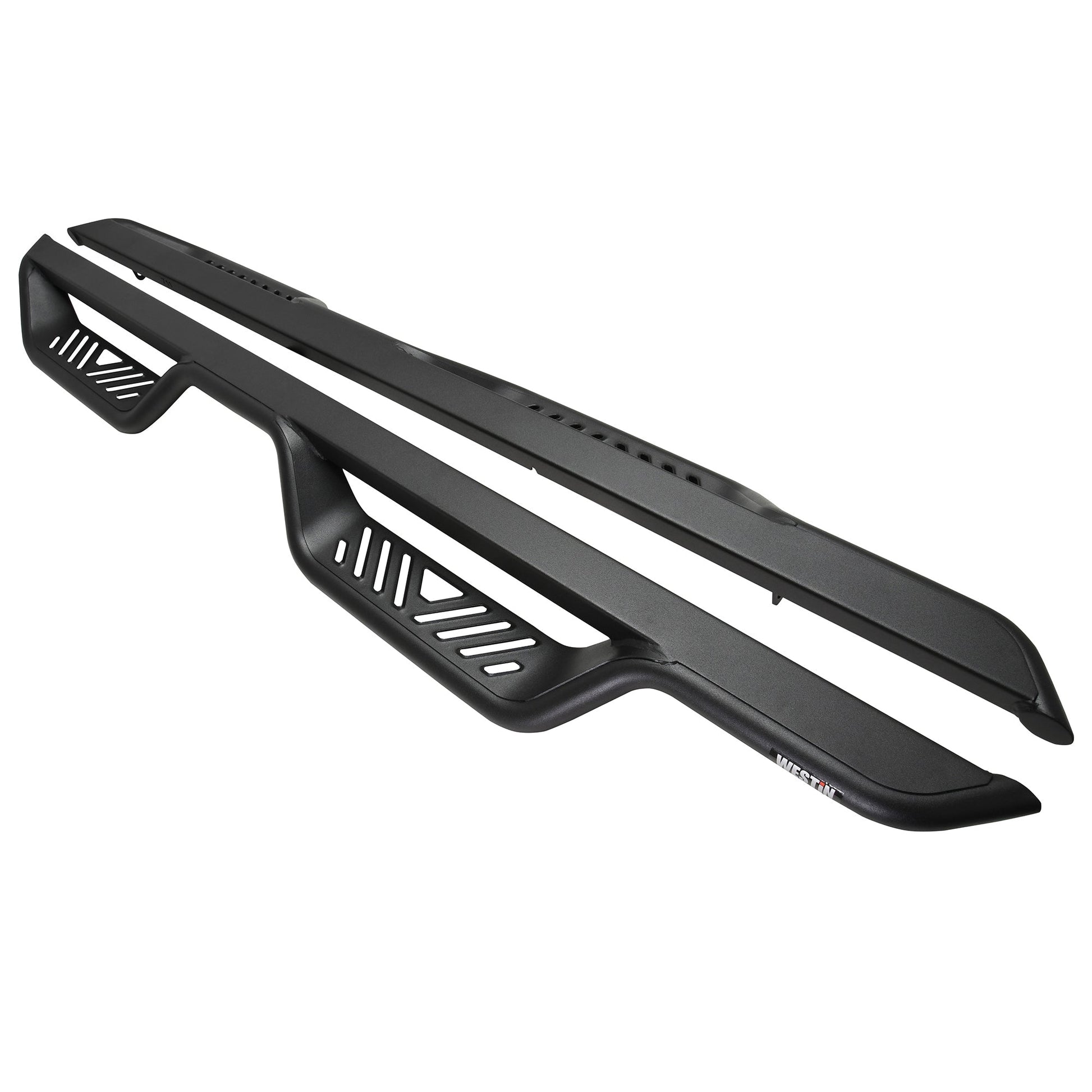 Westin 20-14195 Outlaw Drop Nerf Bars Textured Black Steel Westin