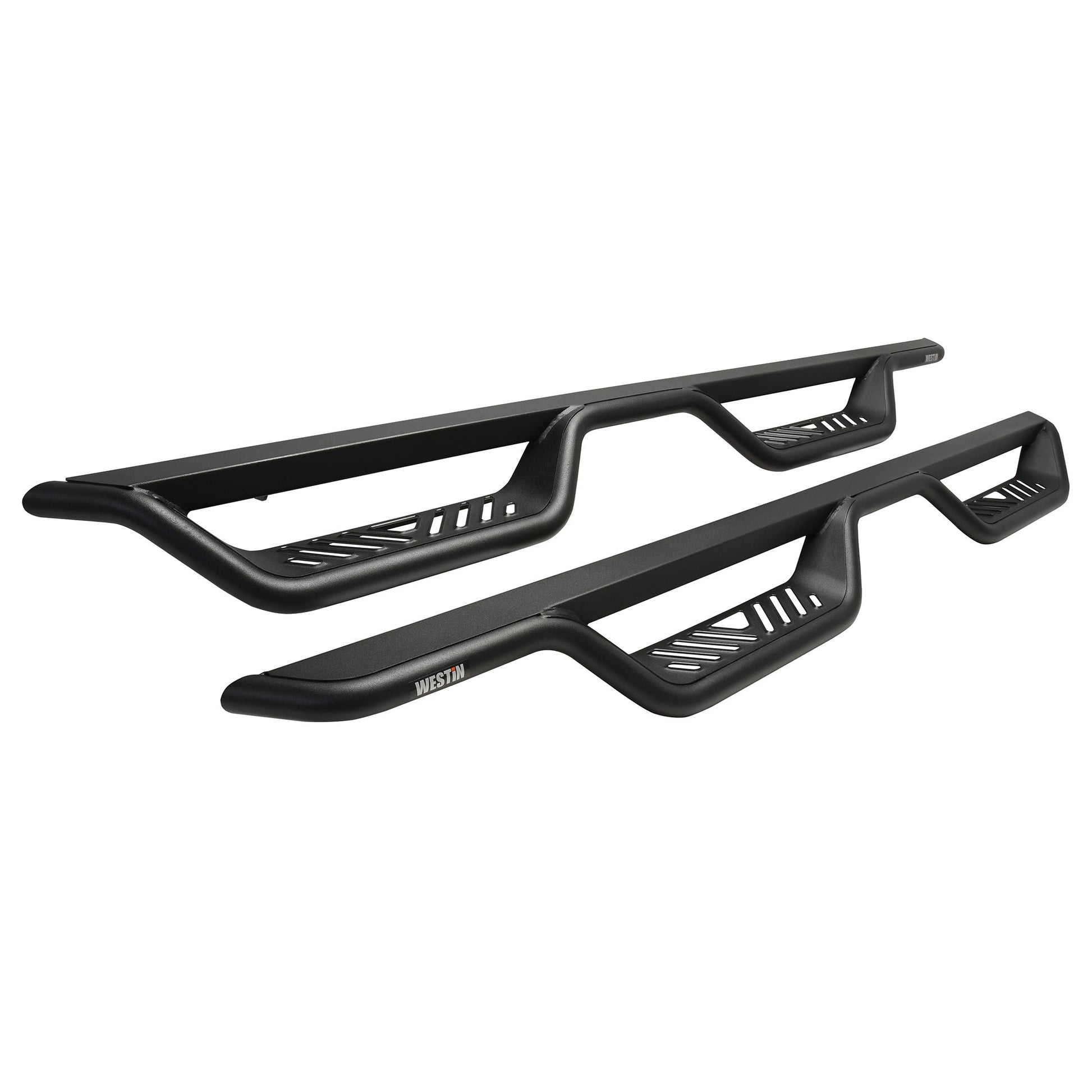Westin 20-14195 Outlaw Drop Nerf Bars Textured Black Steel Westin