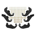 Westin 20-14195 Outlaw Drop Nerf Bars Textured Black Steel Westin