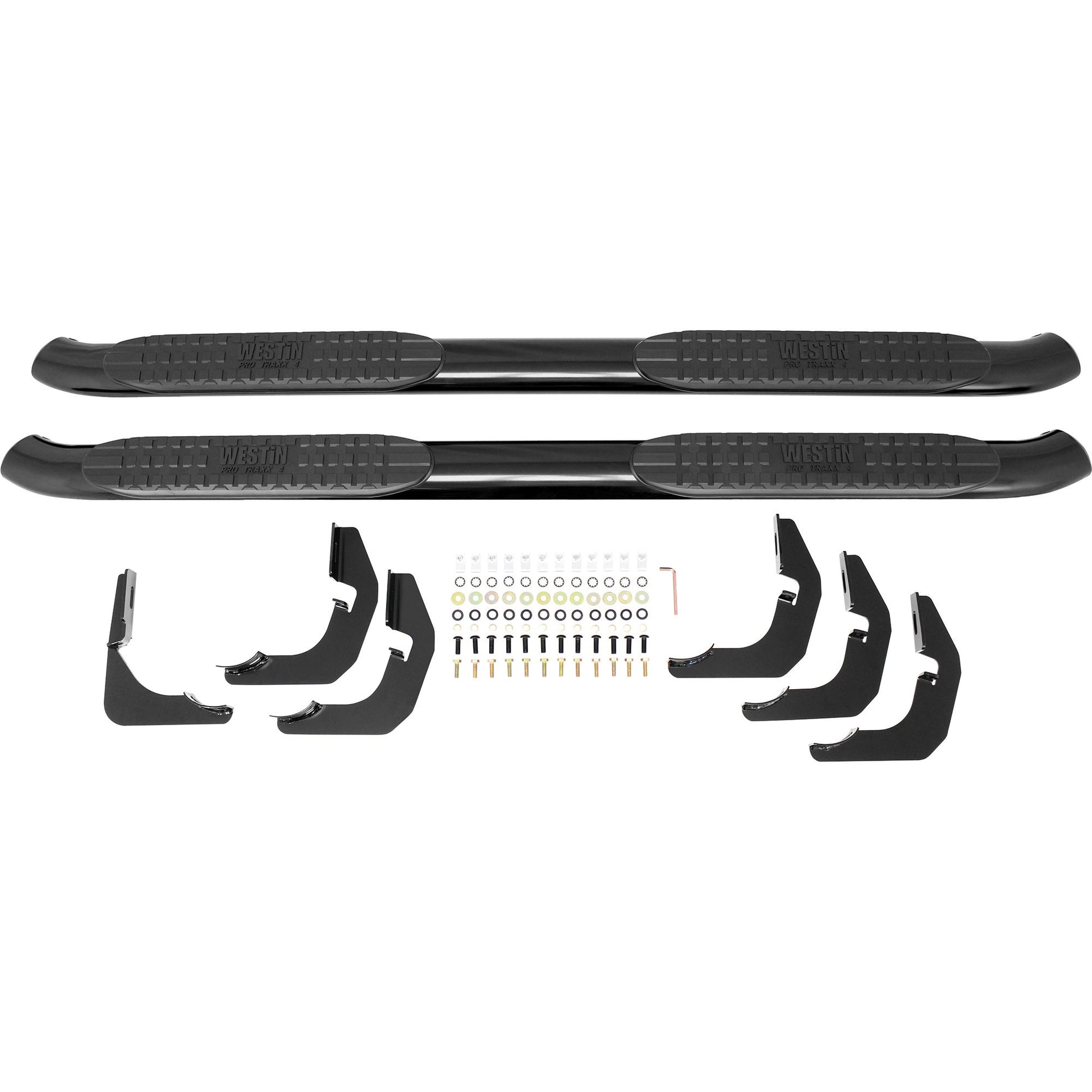 Westin 21-23715 PRO TRAXX 4 Oval Nerf Bars Black Steel Westin