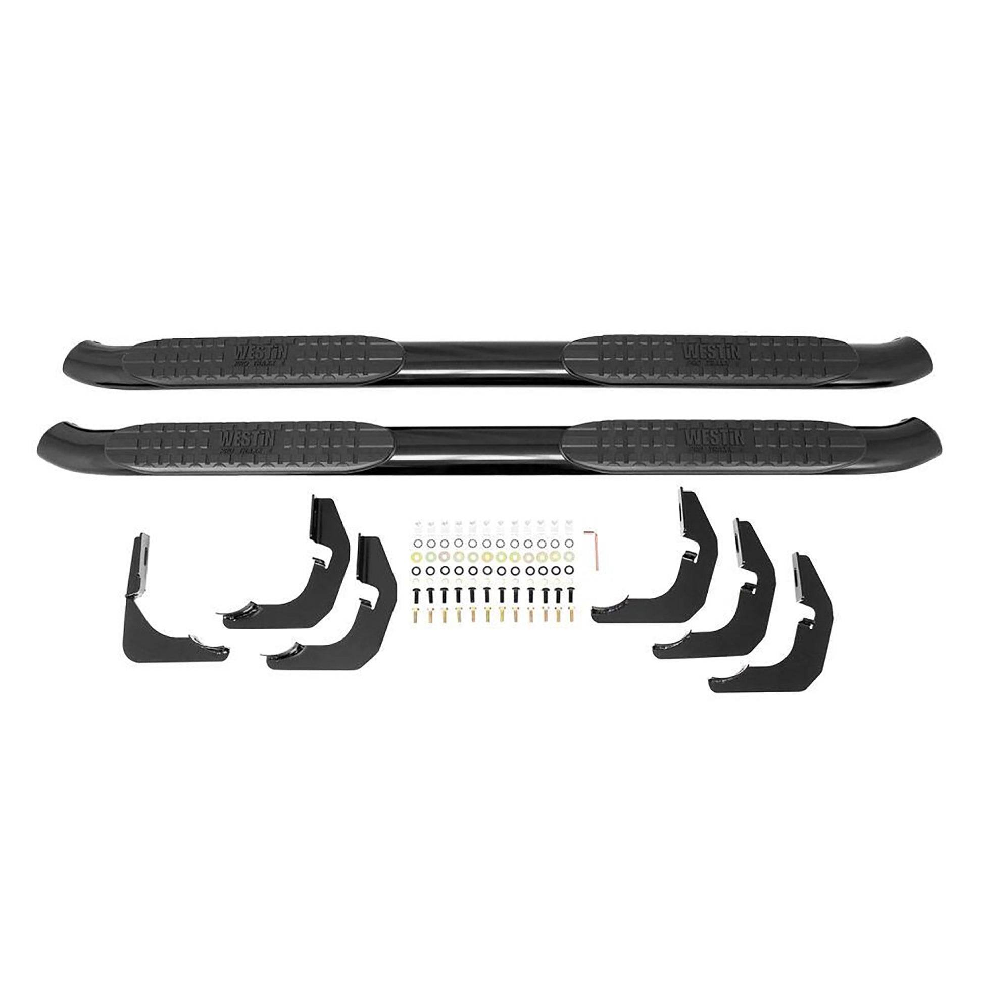 Westin 21-23935 PRO TRAXX 4 Oval Nerf Bars Black Steel Westin