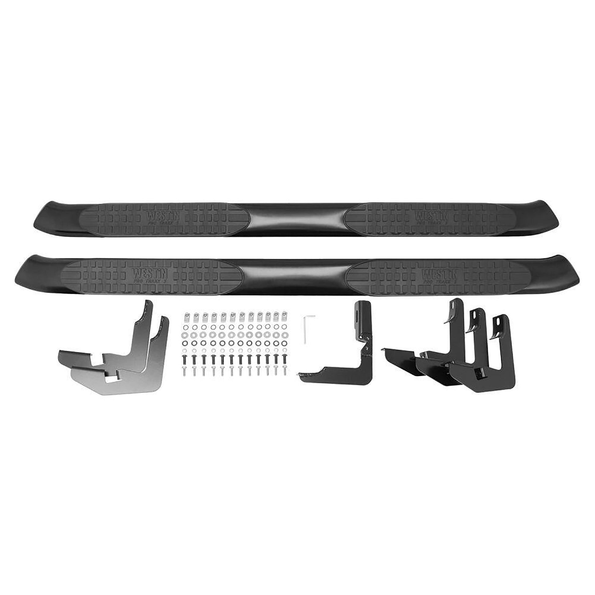 Westin 21-54085 PRO TRAXX 5 Oval Nerf Bars Black Steel Westin