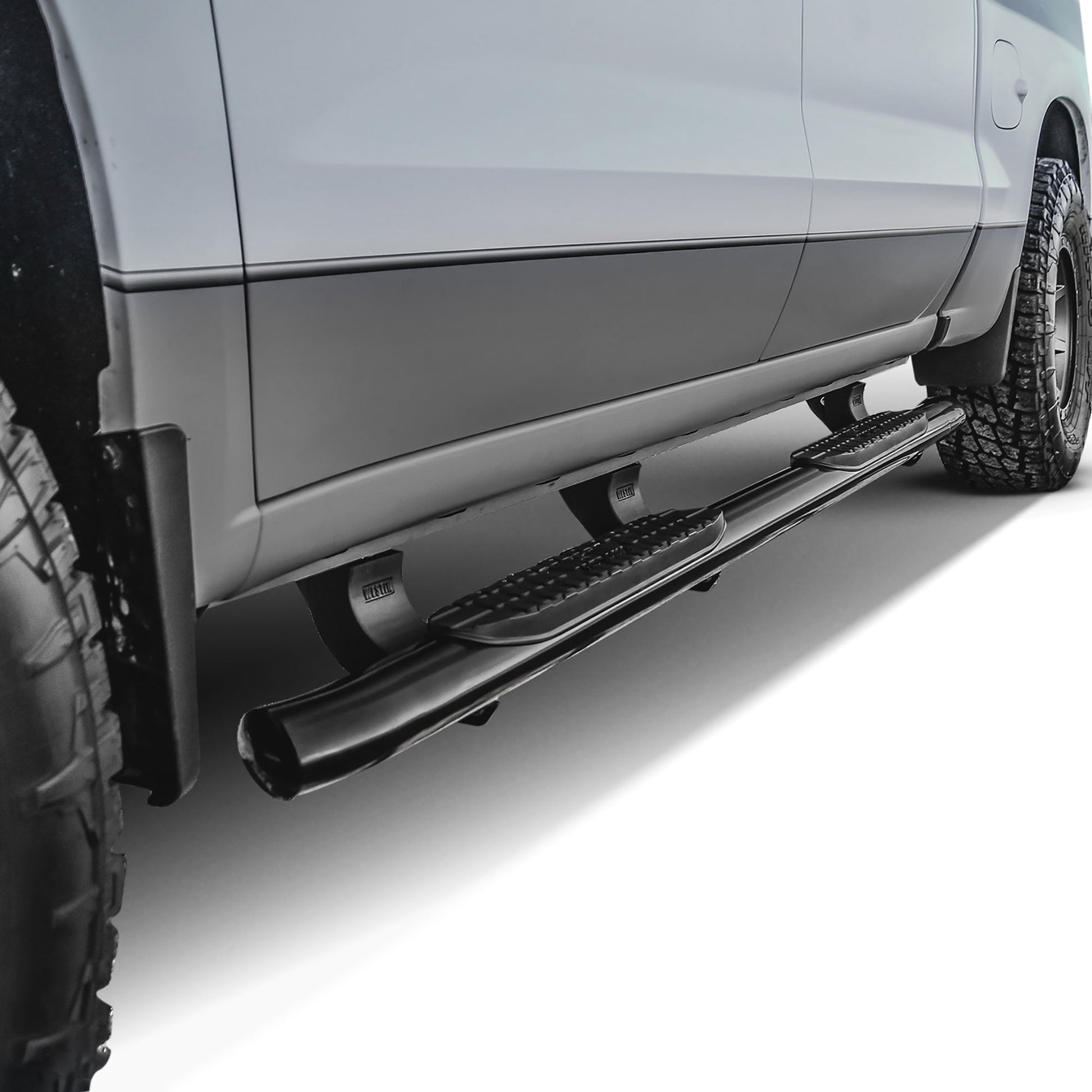 Westin 21-54135 PRO TRAXX 5 Oval Nerf Bars Black Steel Westin