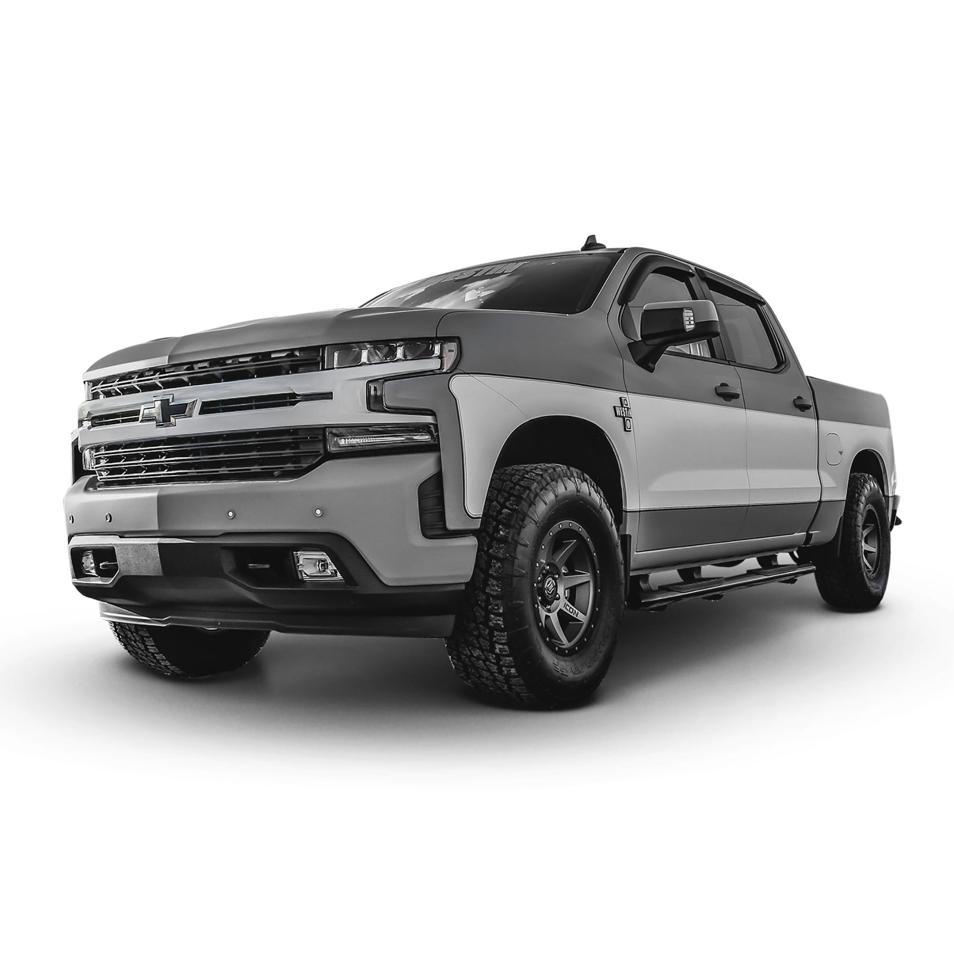 Westin 21-54135 PRO TRAXX 5 Oval Nerf Bars Black Steel Westin