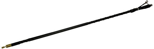 Wilson Antennas 305-480 Tunable 2-Foot Silver Load FGT Series Fiberglass Tip AM|FM CB Antenna 400W SWR Fine-Tuning, Static-Reducing Cap, AM|FM Ready, Black Wilson