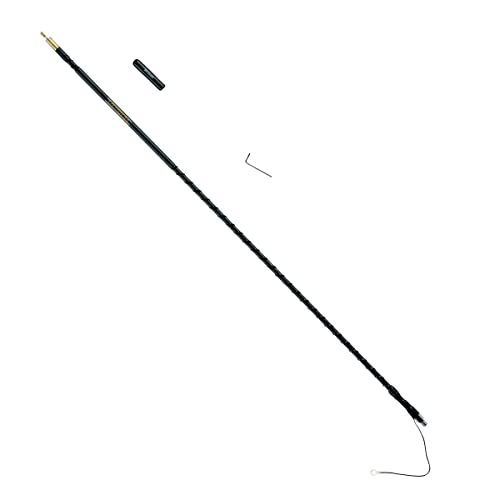 Wilson Antennas 305-483 CB Antenna Silver Load FGT Series 3FT Fiberglass Whip Antenna AM|FM Ready-Black Wilson
