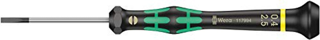 Wera 05117994001 Kraftform Micro 2035 Slotted Electronics Precision Screwdriver Wera