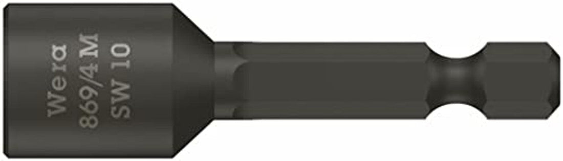 Wera 05073505001 869/4 M SB Nutsetters, Magnetic, 10 x 50 mm Wera