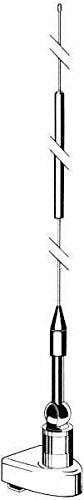 Hustler CG-144 2M Collinear Mobile Antenna - 3/8" x 24 Threaded Base Hustler