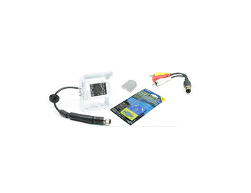 Rostra 250-8149 Heavy Duty White Ir Camera W/ Microphone 4-pin Hd Connector Rostra