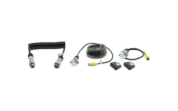Rostra 250-8722-KIT Universal Two-Camera Trailer Connection Kit with 5-Pin 2.5 Meter Coil Harness & 10-Meter Vehicle Harness