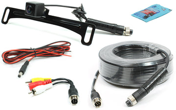 Rostra 250-8181-HD-20m License Plate-mount CMOS Color Camera With 20-meter Harness