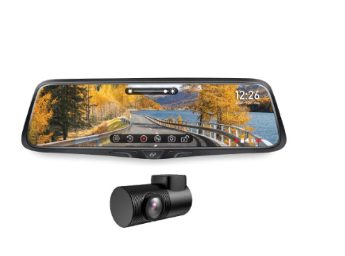 Rostra 250-8960 Rear View Mirror DVR Front Camera Included Rostra