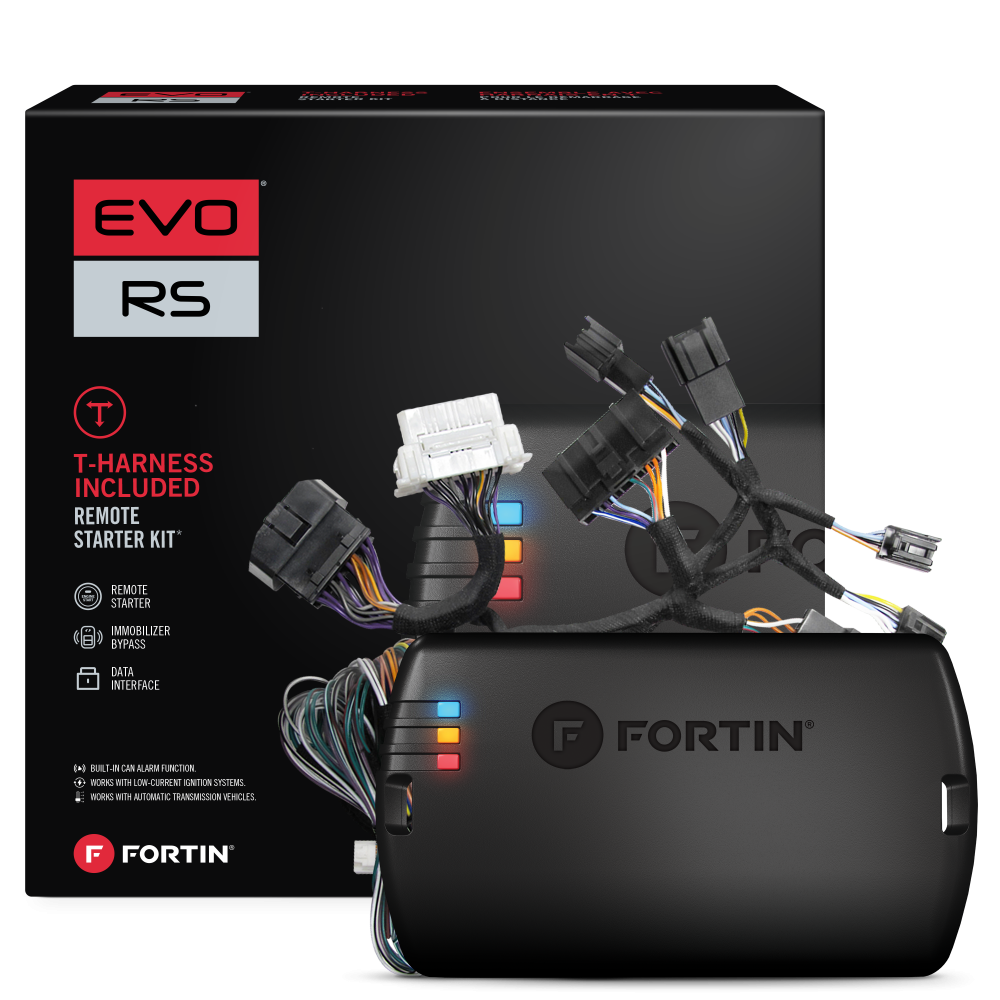 Fortin EVO-FORT4 Module & T-Harness combo for 2008+ Ford, Lincoln and Mercury Standard Key vehicles. Fortin