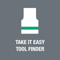 Wera 05004021001 8100 Sa 11 Zyklop Metal Ratchet Set Imperial 1/4 Wera