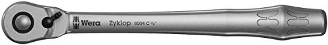 Wera 05004064001 8004 C Zyklop Full Metal Ratchet with Switch Lever, 1/2" Drive Wera