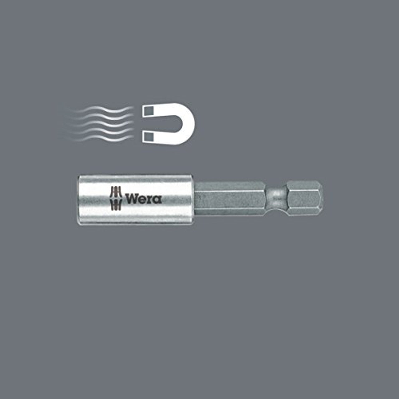 Wera 05073357001 Hexagon 899/4/1 SB Stainless Steel Sleeve, Universal Bit Holder Wera