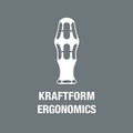 Wera 05059295001 KK 60 Kraftform Bitholding and 3 1/2-Inch Bit Pouch Set Wera