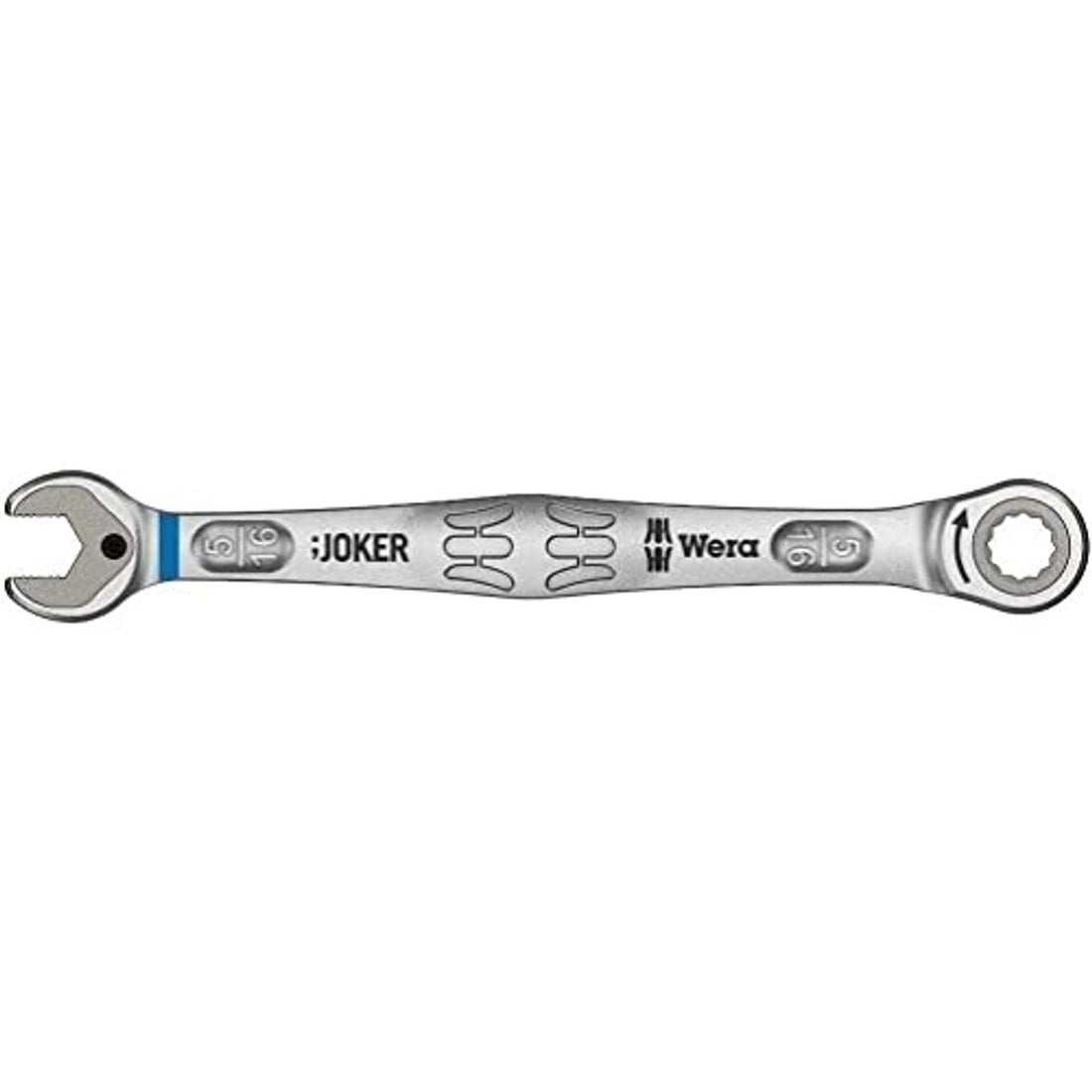 Wera 05073280001 Ratcheting Combination Wrench Joker 5"/16x144mm, Multi Wera
