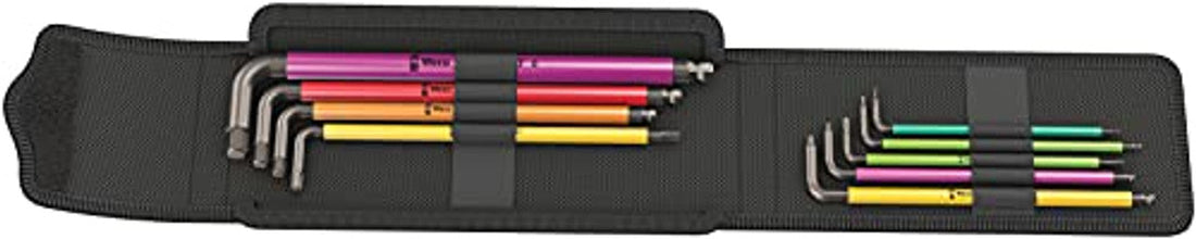 Wera 05004173001 Bicycle Set 4, Multicolour L-Key Set with Holding Function Wera