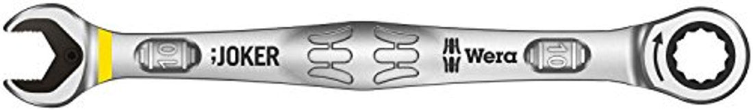 Wera 05073270001 Ratcheting Combination Wrench Joker 10x159mm, Multi Wera
