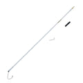 Wilson Antennas 305-485 CB Antenna Silver Load FGT Series 3'Fiberglass Whip Antenna, AM|FM Ready, White Wilson