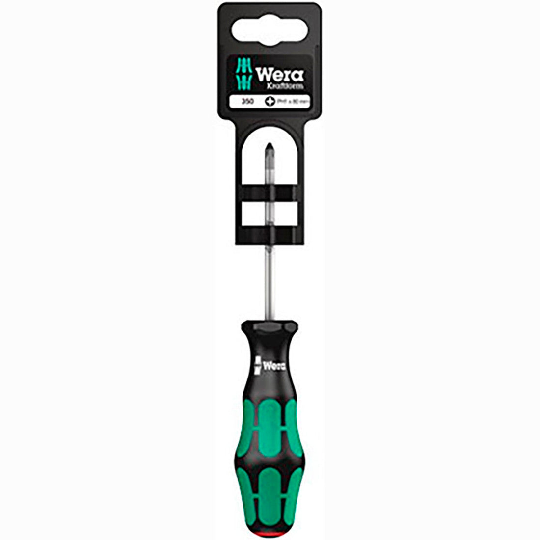 Wera 05100051001 Screwdriver 350 PH SB for Phillips 1x80mm Wera
