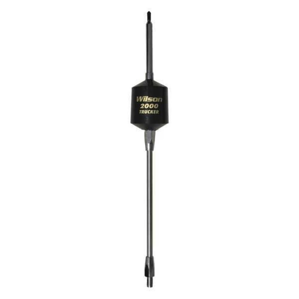 Wilson Antennas 305-495 T2000 Series 3500 Watt Trucker Antenna Mobile CB Replacement Antenna Steel Whip, AM-FM Ready, Black Wilson