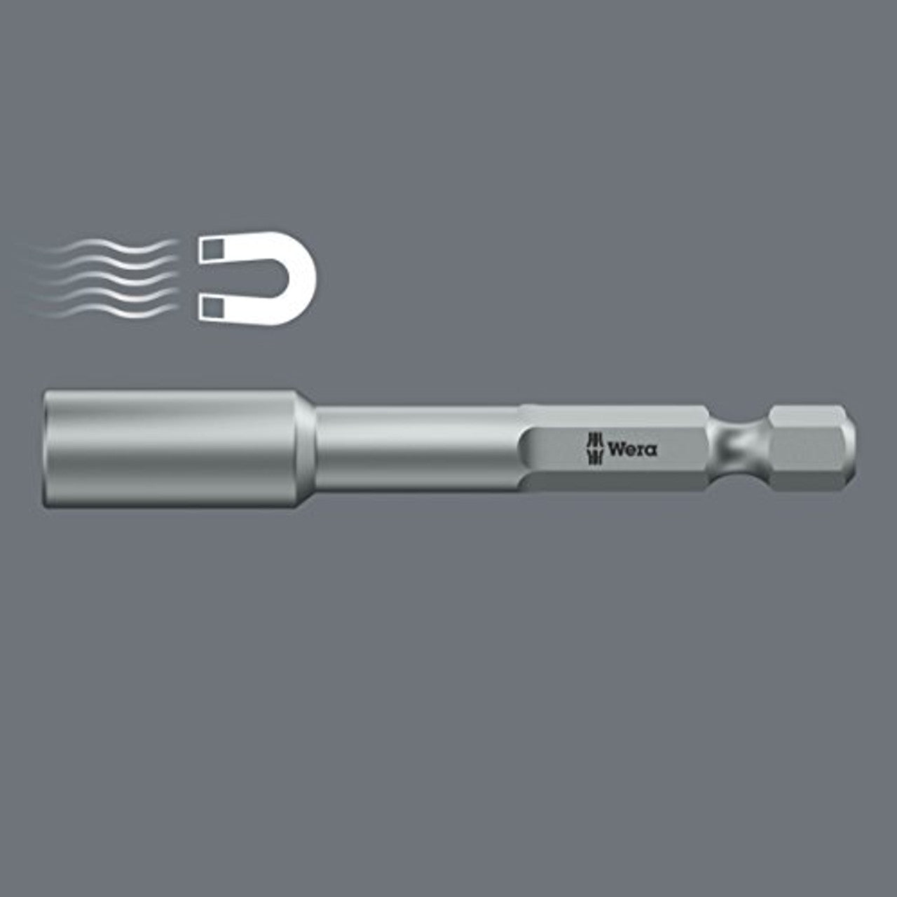 Wera 05073505001 869/4 M SB Nutsetters, Magnetic, 10 x 50 mm Wera