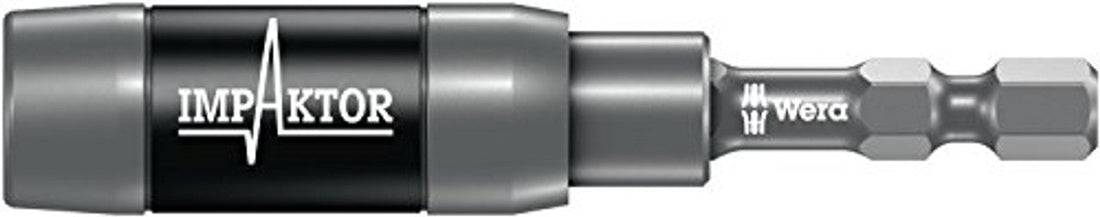 Wera 05073990001 1/4" Hex Drive Impaktor Bit Holder with Ringmagnet, Carded Wera