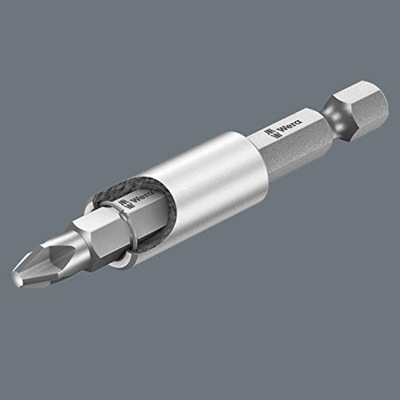 Wera 05073357001 Hexagon 899/4/1 SB Stainless Steel Sleeve, Universal Bit Holder Wera