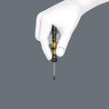 Wera 05030106001 1578 A ESD Kraftform Micro Screwdriver for Slotted Screws Wera
