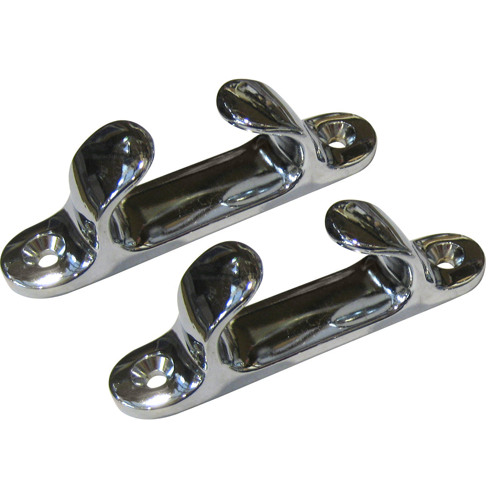 Perko 1230DP0CHR 4" Straight Chock - Chrome Plated Zinc Perko