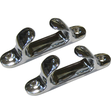 Perko 1230DP0CHR 4" Straight Chock - Chrome Plated Zinc Perko