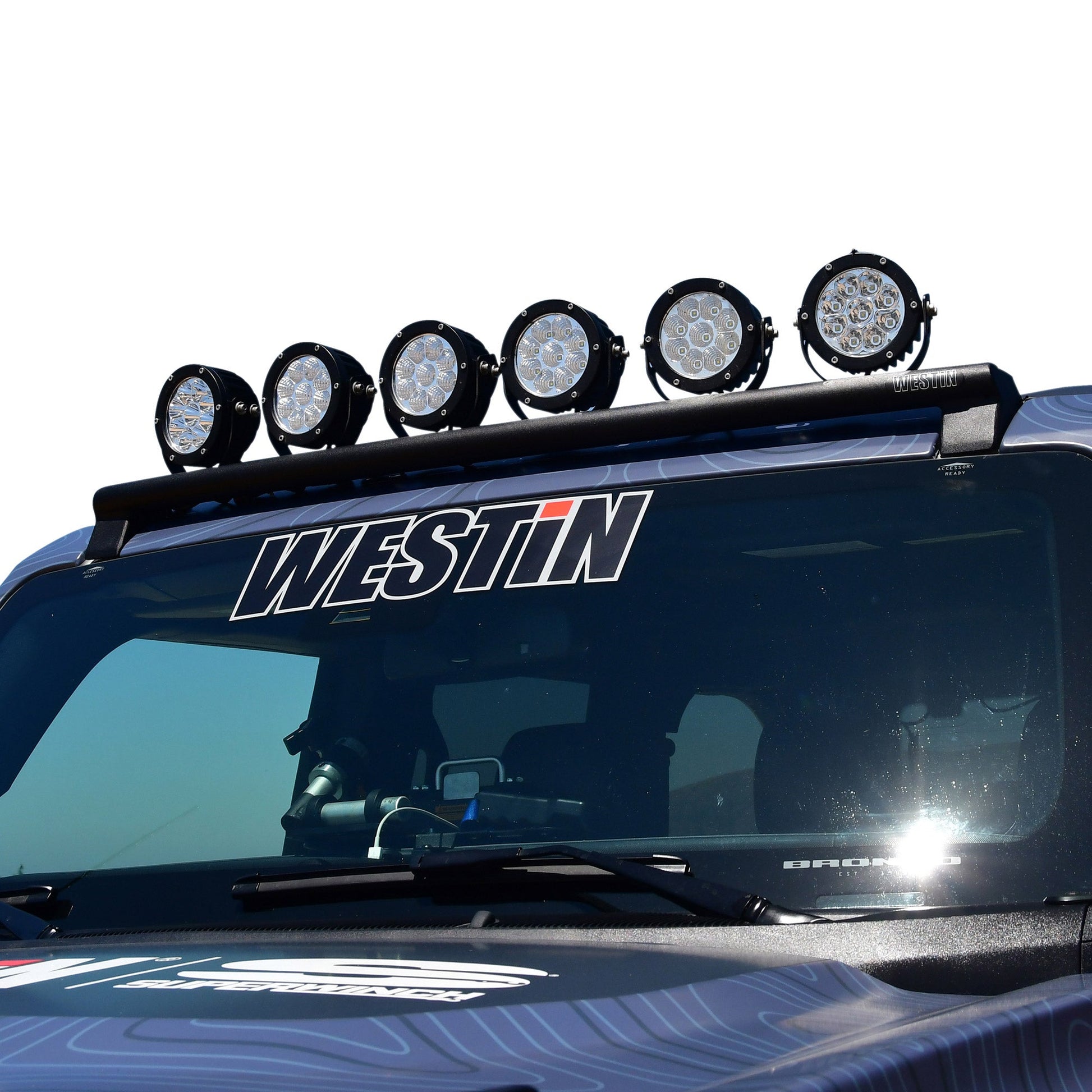 Westin 37-711255 XTS Overhead Light Mount Black Westin