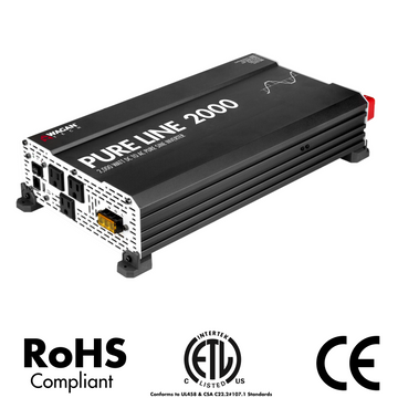 Wagan EL3808 Pure Line Inverter 2000 Watt (PSW)