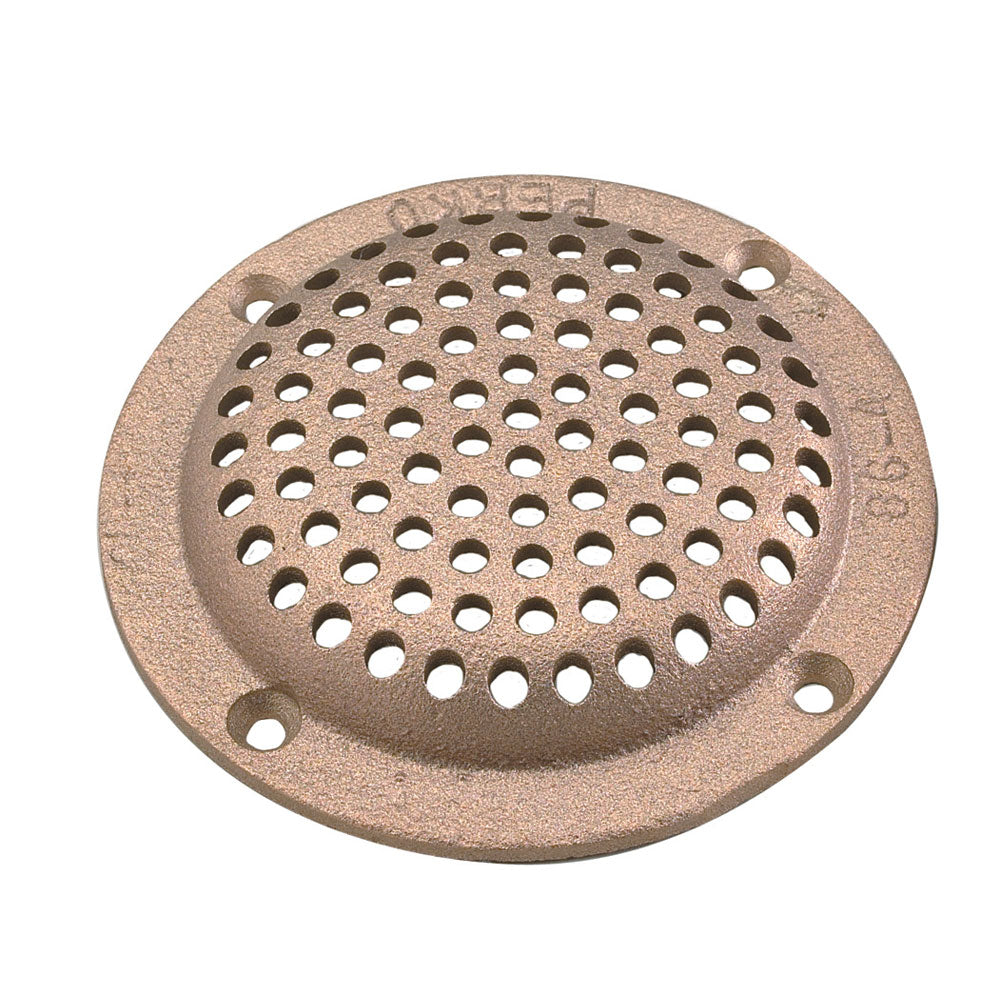 Perko 0086DP4PLB 4" Round Bronze Strainer MADE IN THE USA Perko
