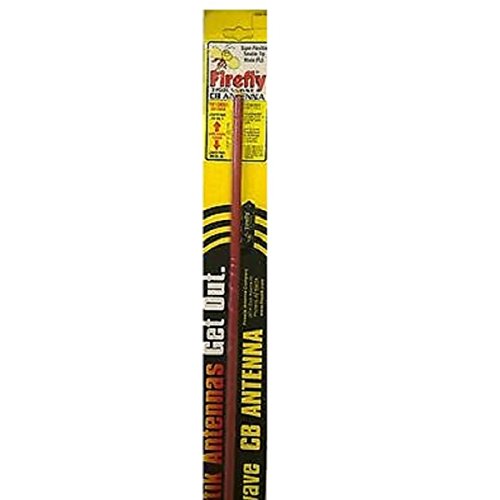 Firestik  FL4-R - Firestik 4' "Firefly" 5/8 Wave 200 Watt Red CB Antenna (FL4-R) Firestik